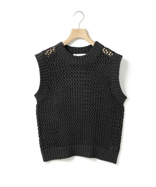 MARMARMAR / マーマーマー ニット・セーター | MARMARMAR テープヤーンメッシュベスト | 詳細1