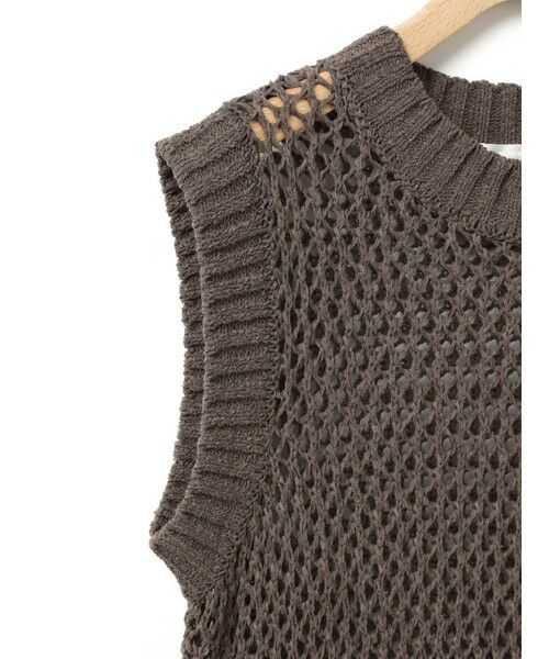 MARMARMAR / マーマーマー ニット・セーター | MARMARMAR テープヤーンメッシュベスト | 詳細10