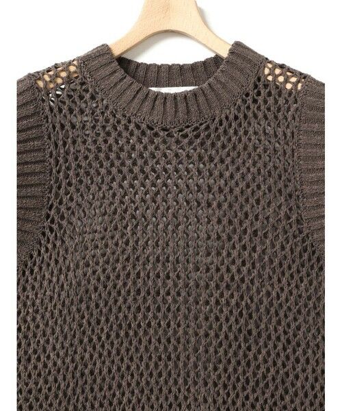 MARMARMAR / マーマーマー ニット・セーター | MARMARMAR テープヤーンメッシュベスト | 詳細9