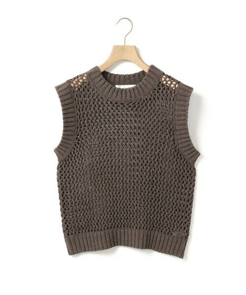 MARMARMAR/マーマーマー MARMARMAR テープヤーンメッシュベスト グレー(color91) FREE MARMARMAR/マーマーマー MARMARMAR テープヤーンメッシュベスト グレー(color91) FREE