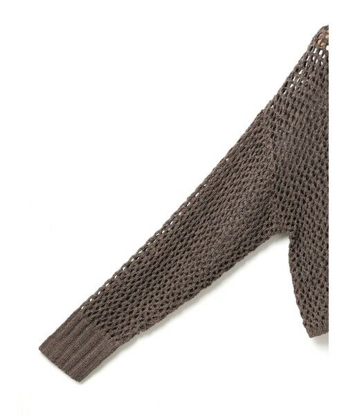 MARMARMAR / マーマーマー ニット・セーター | MARMARMAR テープヤーンメッシュプルオーバー | 詳細11