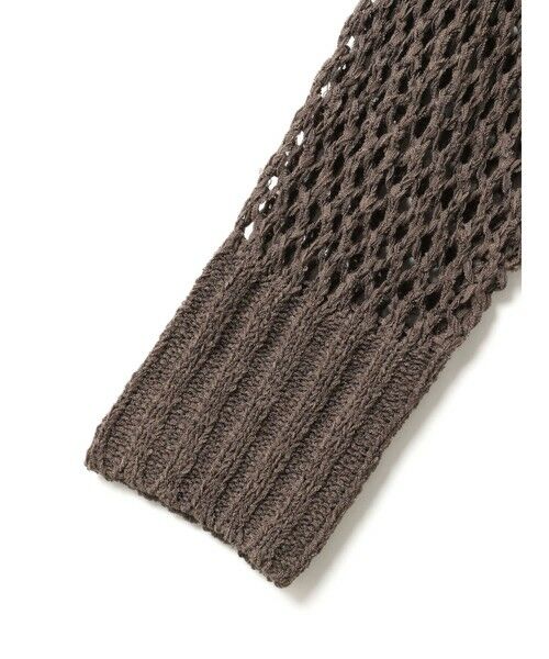 MARMARMAR / マーマーマー ニット・セーター | MARMARMAR テープヤーンメッシュプルオーバー | 詳細12