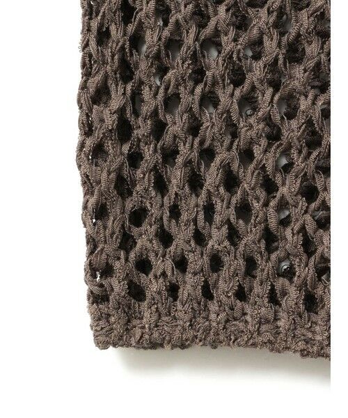 MARMARMAR / マーマーマー ニット・セーター | MARMARMAR テープヤーンメッシュプルオーバー | 詳細13
