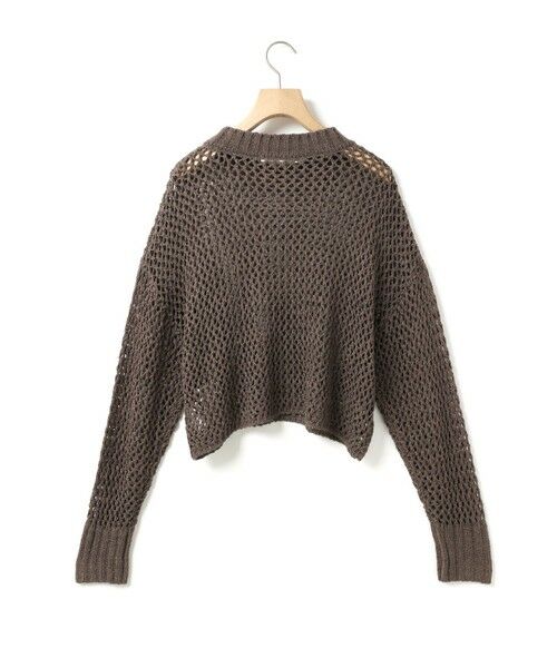 MARMARMAR / マーマーマー ニット・セーター | MARMARMAR テープヤーンメッシュプルオーバー | 詳細14