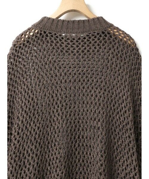 MARMARMAR / マーマーマー ニット・セーター | MARMARMAR テープヤーンメッシュプルオーバー | 詳細15