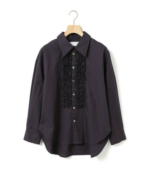 MARMARMAR/マーマーマー MARMARMAR フリルドレスシャツ ネイビー(color77) FREE MARMARMAR/マーマーマー MARMARMAR フリルドレスシャツ ネイビー(color77) FREE