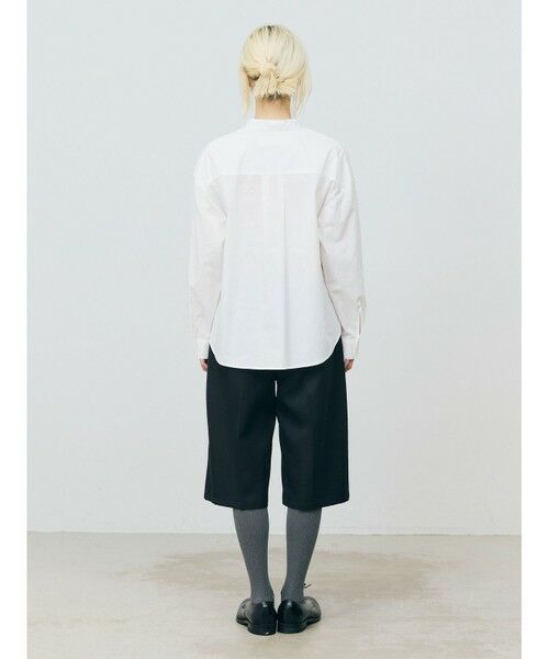 MARMARMAR / マーマーマー シャツ・ブラウス | MARMARMAR スタンドカラーピンタックシャツ | 詳細10