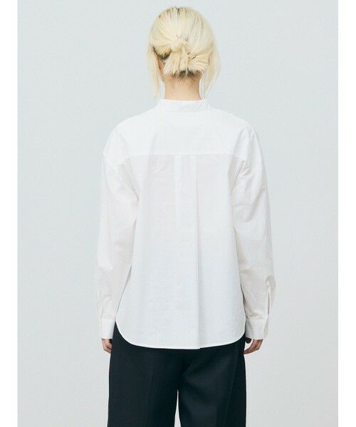 MARMARMAR / マーマーマー シャツ・ブラウス | MARMARMAR スタンドカラーピンタックシャツ | 詳細13
