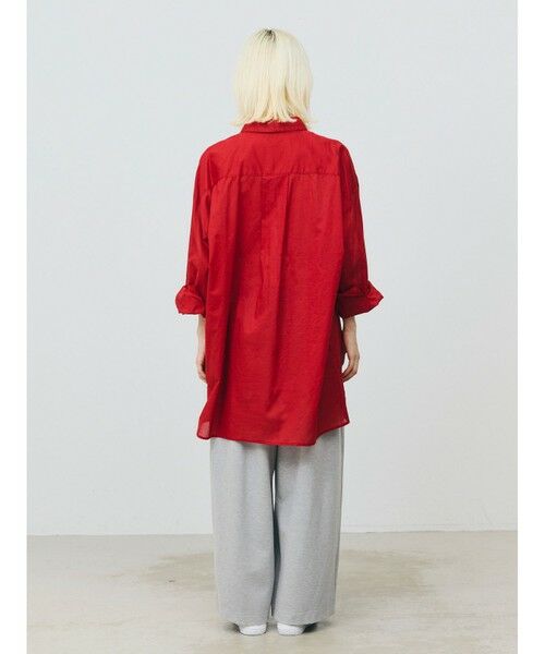 MARMARMAR / マーマーマー シャツ・ブラウス | MARMARMAR シアーワイドシャツ | 詳細3