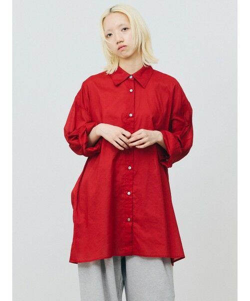 MARMARMAR / マーマーマー シャツ・ブラウス | MARMARMAR シアーワイドシャツ | 詳細5