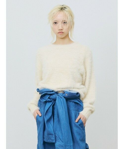 MARMARMAR / マーマーマー ニット・セーター | MARMARMAR シャギーニットプルオーバー | 詳細11