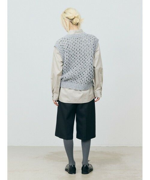 MARMARMAR / マーマーマー ベスト | MARMARMAR ローゲージメッシュベスト | 詳細3