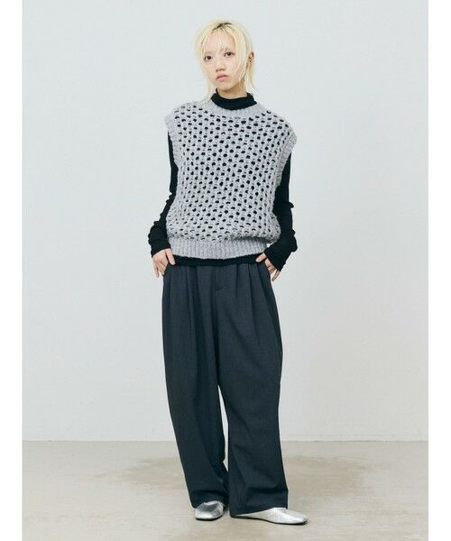 MARMARMAR / マーマーマー ベスト | MARMARMAR ローゲージメッシュベスト | 詳細7