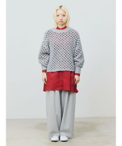 MARMARMAR / マーマーマー ニット・セーター | MARMARMAR ローゲージメッシュプルオーバー