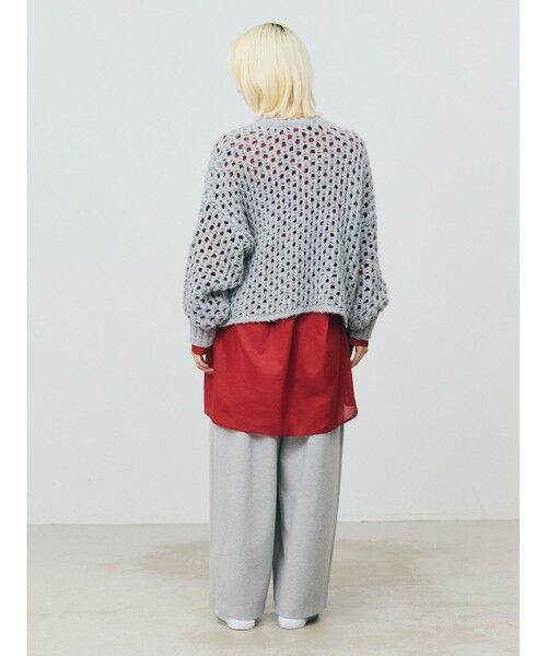 MARMARMAR / マーマーマー ニット・セーター | MARMARMAR ローゲージメッシュプルオーバー | 詳細3