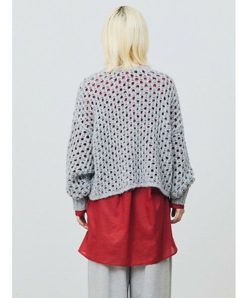 MARMARMAR / マーマーマー ニット・セーター | MARMARMAR ローゲージメッシュプルオーバー | 詳細7