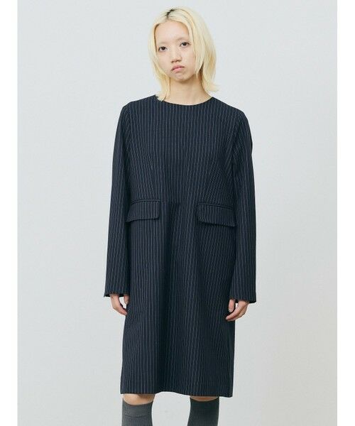 MARMARMAR / マーマーマー ロング・マキシ丈ワンピース | MARMARMAR T/R ツイルドレス | 詳細4