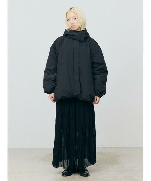 MARMARMAR/マーマーマー MARMARMAR フード付きダウンコート ブラック(color99) FREE MARMARMAR/マーマーマー MARMARMAR フード付きダウンコート ブラック(color99) FREE