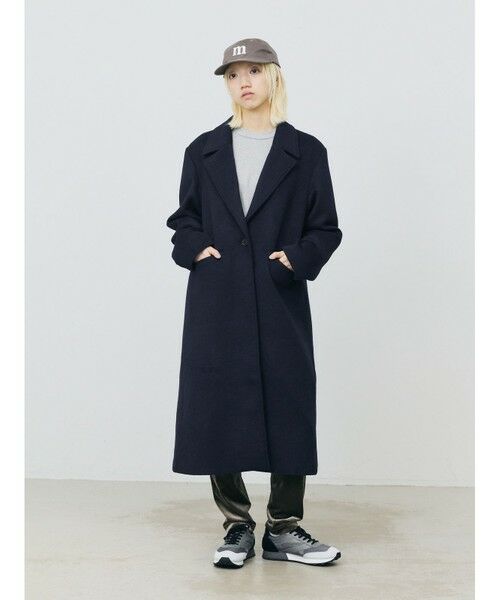 MARMARMAR/マーマーマー MARMARMAR チェスターコート ネイビー(color77) FREE MARMARMAR/マーマーマー MARMARMAR チェスターコート ネイビー(color77) FREE