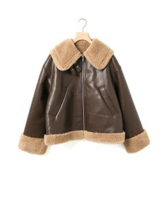 MARMARMAR / マーマーマー テーラードジャケット | MARMARMAR フェイクムートンジャケット