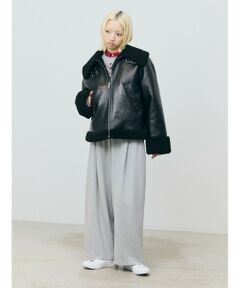 MARMARMAR / マーマーマー テーラードジャケット | MARMARMAR フェイクムートンジャケット