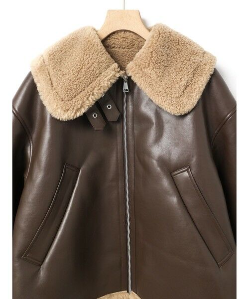 MARMARMAR / マーマーマー テーラードジャケット | MARMARMAR フェイクムートンジャケット | 詳細3