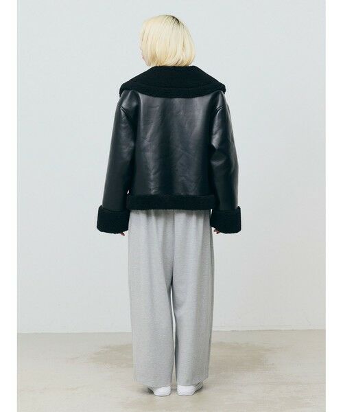 MARMARMAR / マーマーマー テーラードジャケット | MARMARMAR フェイクムートンジャケット | 詳細13