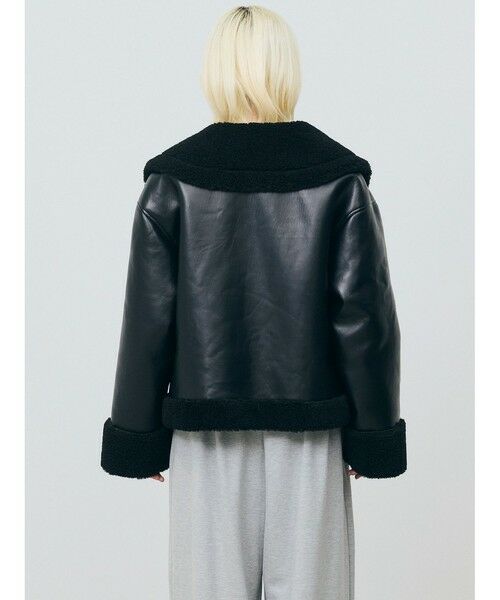 MARMARMAR / マーマーマー テーラードジャケット | MARMARMAR フェイクムートンジャケット | 詳細16