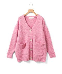 MARMARMAR / マーマーマー カーディガン・ボレロ | MARMARMAR ヘアリーVネックカーディガン