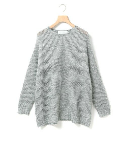 MARMARMAR / マーマーマー ニット・セーター | MARMARMAR オーバーサイズシアープルオーバー（グレー(color91)）
