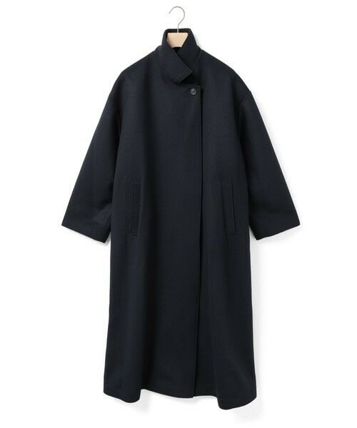 MARMARMAR / マーマーマー その他アウター | MARMARMAR スタンドカラーオーバーサイズコート（ネイビー(color77)）