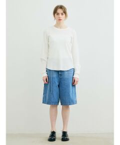 MARMARMAR / マーマーマー カットソー | MARMARMAR パフスリーブワッフルプルオーバー