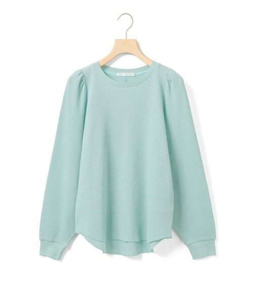MARMARMAR / マーマーマー カットソー | MARMARMAR パフスリーブワッフルプルオーバー（ミント(color22)）
