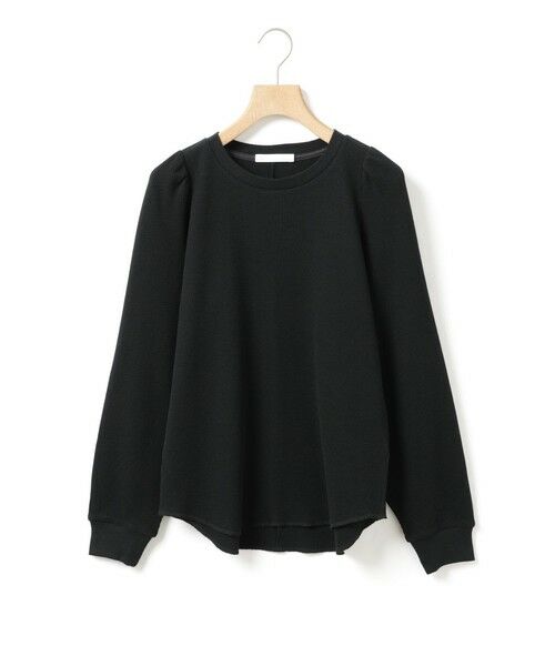 MARMARMAR / マーマーマー カットソー | MARMARMAR パフスリーブワッフルプルオーバー（ブラック(color99)）