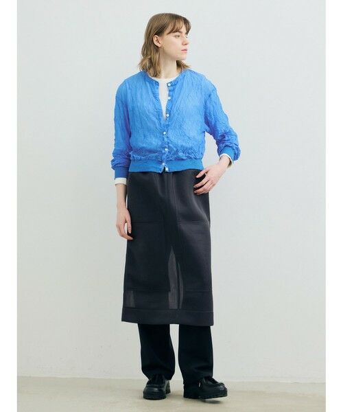 MARMARMAR / マーマーマー カーディガン・ボレロ | MARMARMAR ワッシャープロセスカーディガン（ブルー(color31)）
