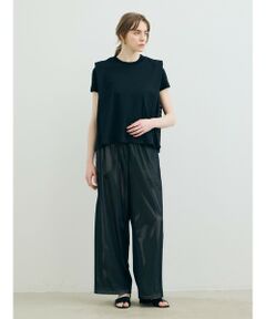 MARMARMAR / マーマーマー カットソー | MARMARMAR メッシュノースリーブTシャツ