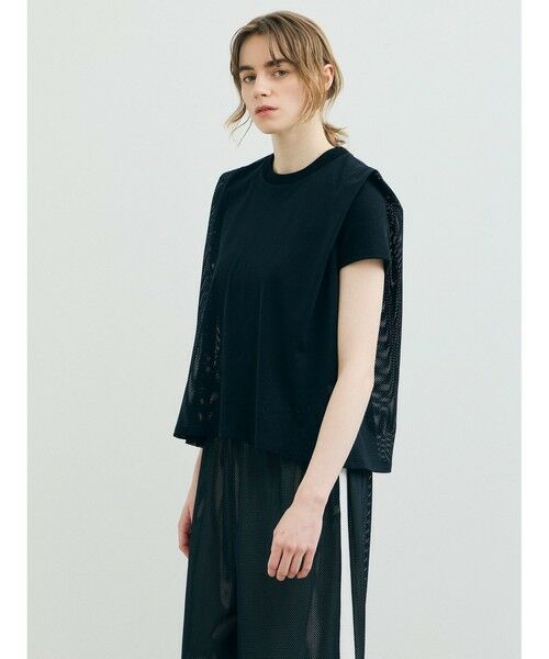 MARMARMAR / マーマーマー カットソー | MARMARMAR メッシュノースリーブTシャツ | 詳細13