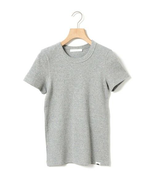 MARMARMAR / マーマーマー カットソー | MARMARMAR ハーフスリーブリブTシャツ（トップグレー(color91)）