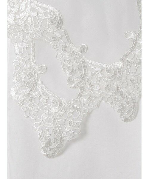 MARMARMAR / マーマーマー シャツ・ブラウス | MARMARMAR レースカラーノースリーブシャツ | 詳細2