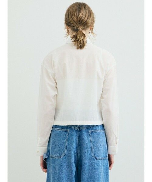 MARMARMAR / マーマーマー シャツ・ブラウス | MARMARMAR レースコンビショートシャツ | 詳細8