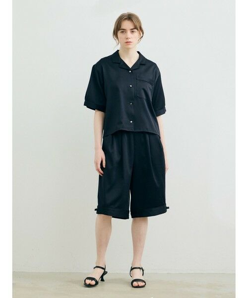 MARMARMAR / マーマーマー シャツ・ブラウス | MARMARMAR パジャマボックスシャツ（ブラック(color99)）
