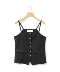 MARMARMAR / マーマーマー ベスト | MARMARMAR リネン混ビスチェ風ベスト