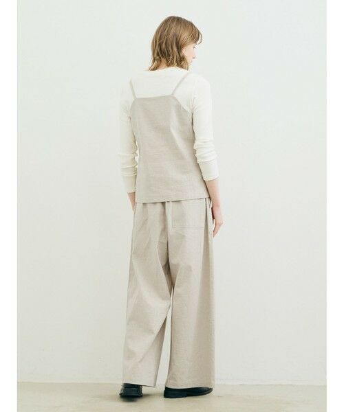 MARMARMAR / マーマーマー ベスト | MARMARMAR リネン混ビスチェ風ベスト | 詳細4