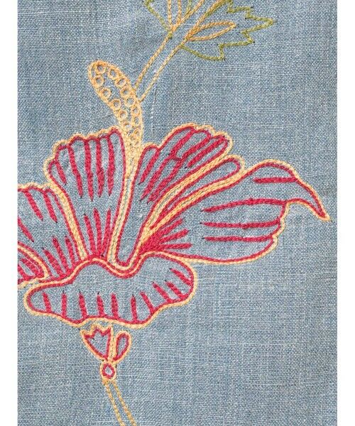 MARMARMAR / マーマーマー シャツ・ブラウス | MARMARMAR ハンドフラワー刺繍シャツ | 詳細2