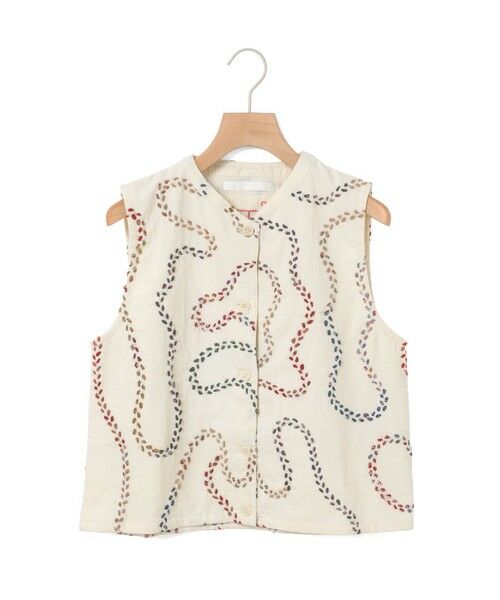 MARMARMAR / マーマーマー ベスト | MARMARMAR ハンド刺繍ベスト | 詳細8
