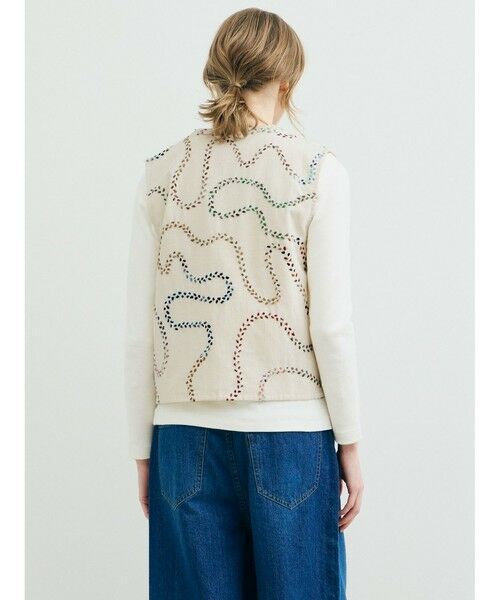 MARMARMAR / マーマーマー ベスト | MARMARMAR ハンド刺繍ベスト | 詳細14