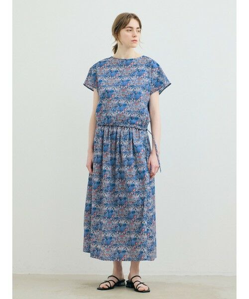 MARMARMAR / マーマーマー ミニ・ひざ丈スカート | MARMARMAR リバティプリントスカート | 詳細3