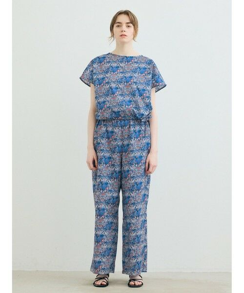 MARMARMAR / マーマーマー その他パンツ | MARMARMAR リバティプリントパンツ（ブルー(color31)）