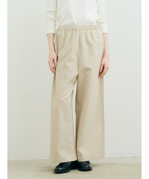 MARMARMAR / マーマーマー その他パンツ | MARMARMAR リネンブレンドワイドパンツ | 詳細12