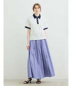 MARMARMAR / マーマーマー ミニ・ひざ丈スカート | MARMARMAR タックボリュームスカート